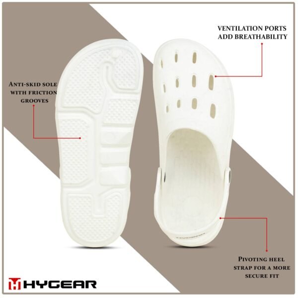 white clogs for men