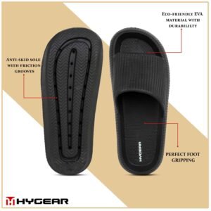 black slides for men