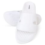 mens white flip flops